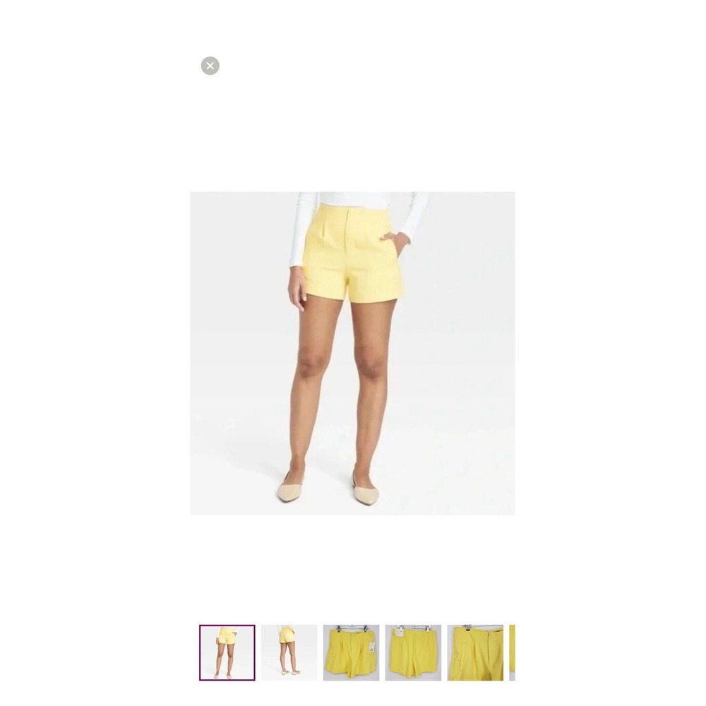 A new day High Rise Tailored Midi Shorts size 0